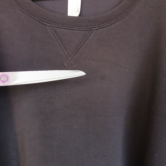 💎 Spanx Women's Top Cotton Fleece Crewneck Tunic #0351 - Picture 10 of 10